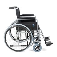 Oceľový invalidný vozík 43cm.